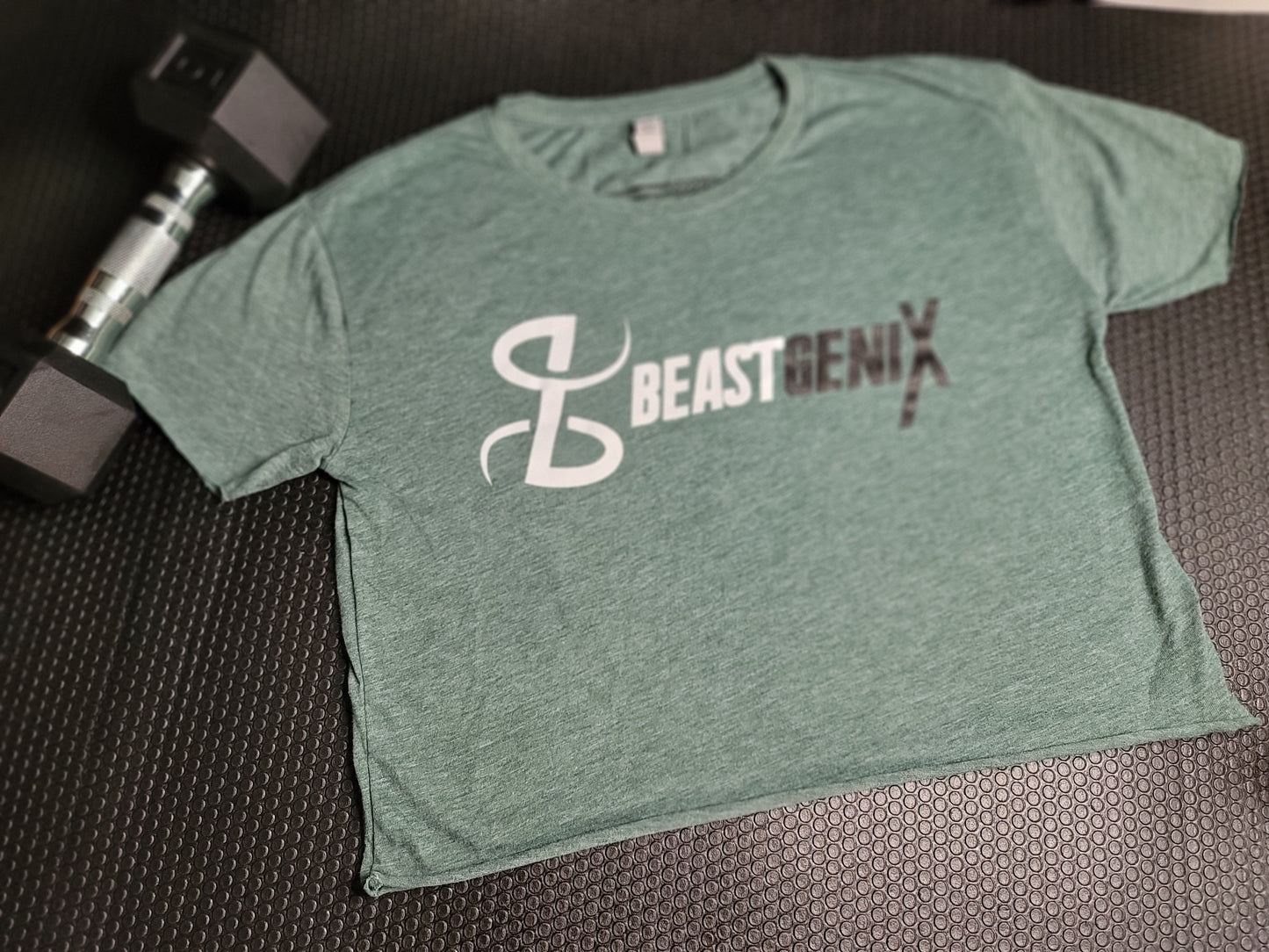 BeastgeniX Cropped Flag Tee