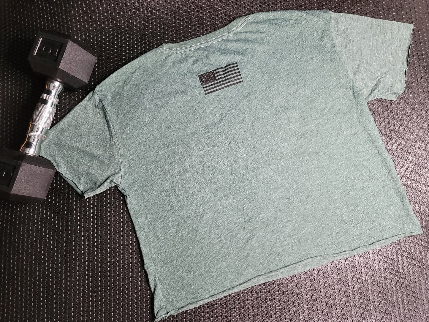 BeastgeniX Cropped Flag Tee