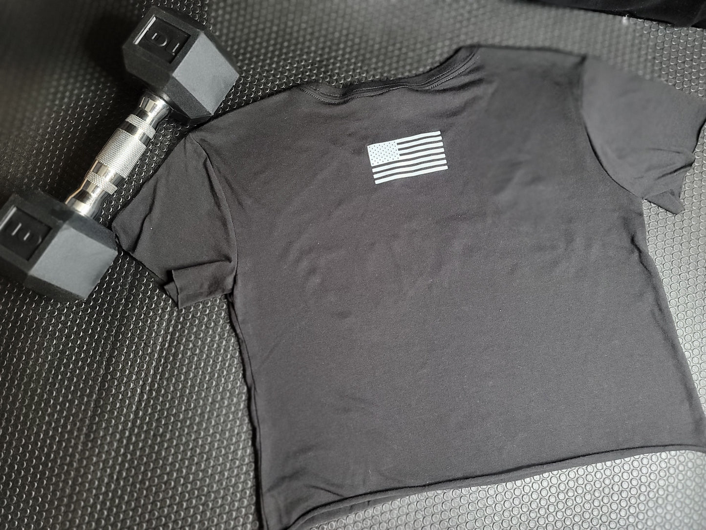 BeastgeniX Cropped Flag Tee