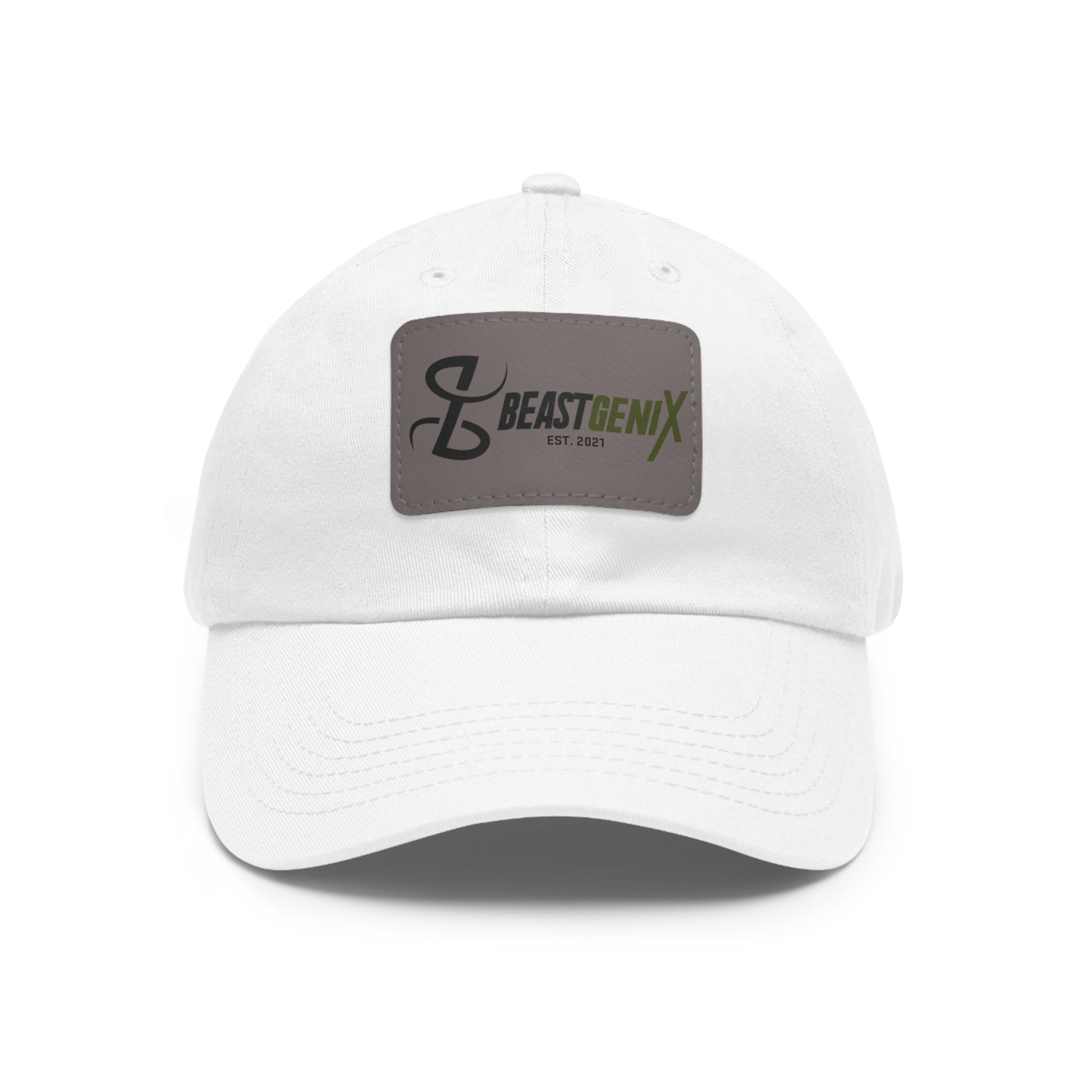 BeastgeniX Army Hat with Leather Patch Est. 2021