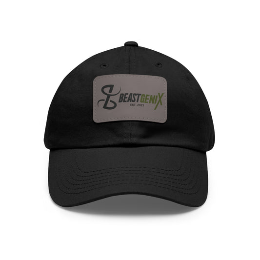 BeastgeniX Army Hat with Leather Patch Est. 2021