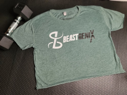 BeastgeniX Cropped Flag Tee